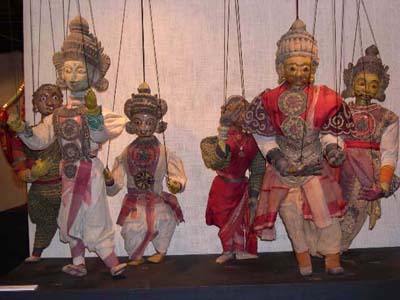 String&rodpuppets from Karnataka - From the collection of the Sangeet Natak Akademi, New Delhi - Photo: Elisabeth den Otter, 2003 © 