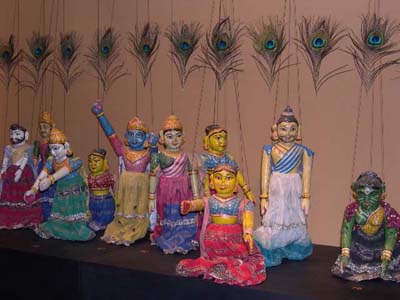 Stringpuppets from Orissa - From the collection of the Sangeet Natak Akademi, New Delhi - Photo: Elisabeth den Otter, 2003 © 